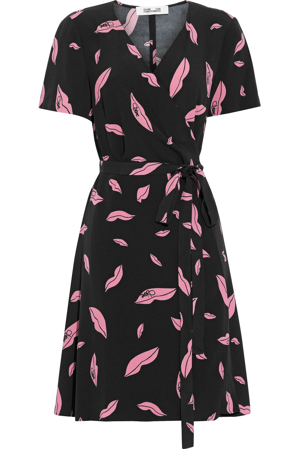 savilla mini wrap dress