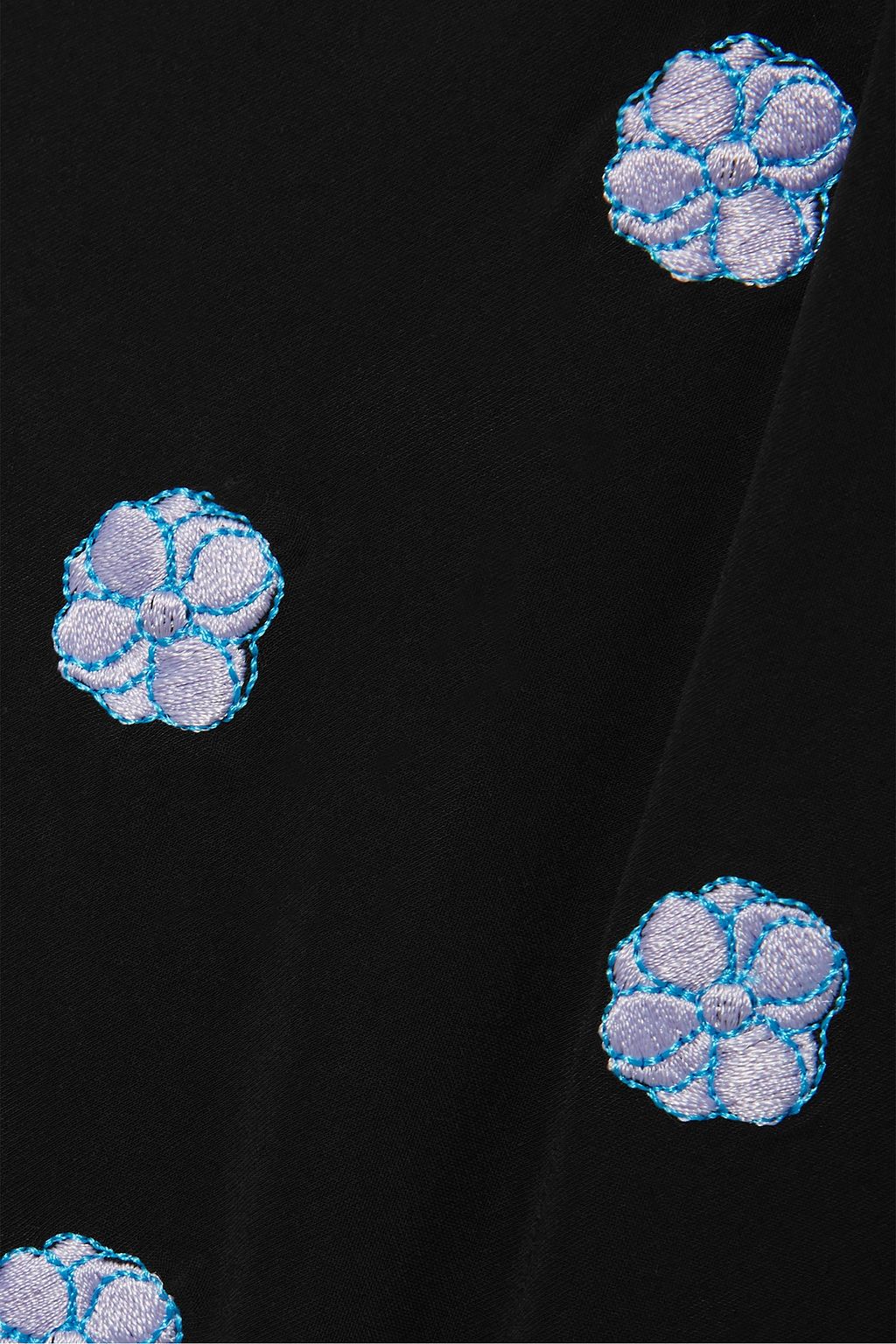 ANEMONE Embroidered high-rise bikini briefs