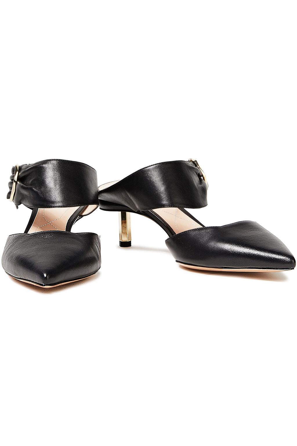 NICHOLAS KIRKWOOD Buckled leather mules