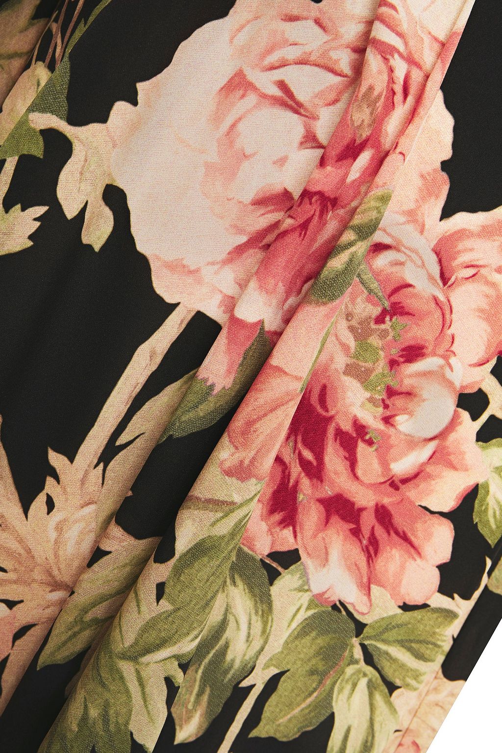 ZIMMERMANN Ruched floral-print stretch-silk  midi dress