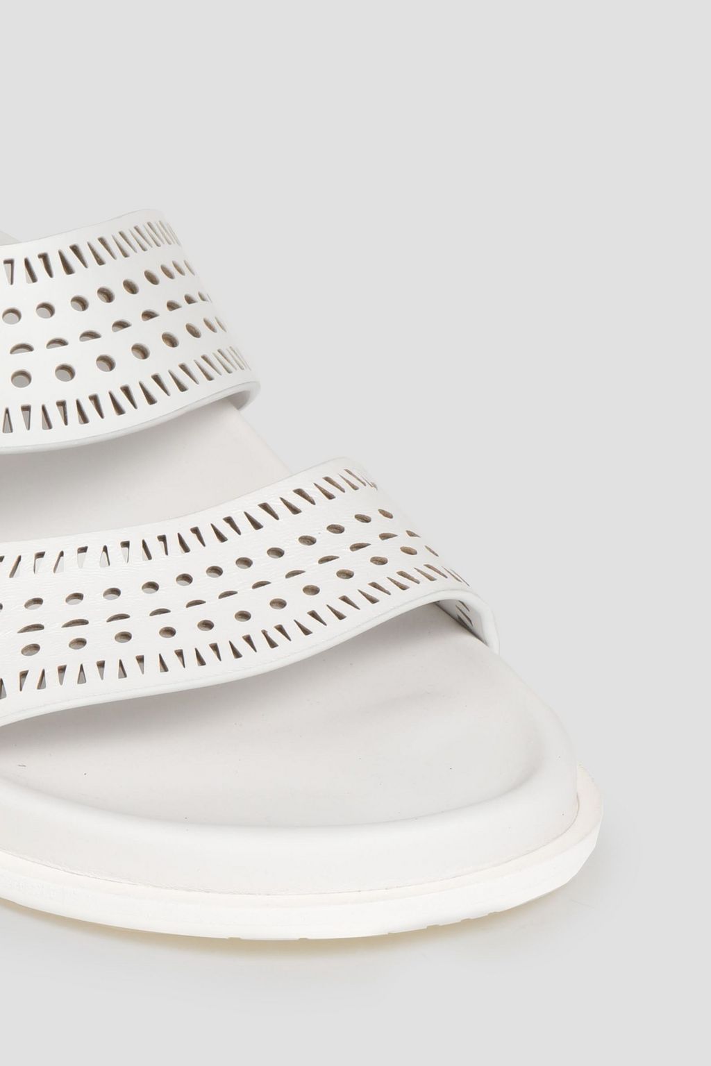 ALAÏA Laser-cut leather sandals