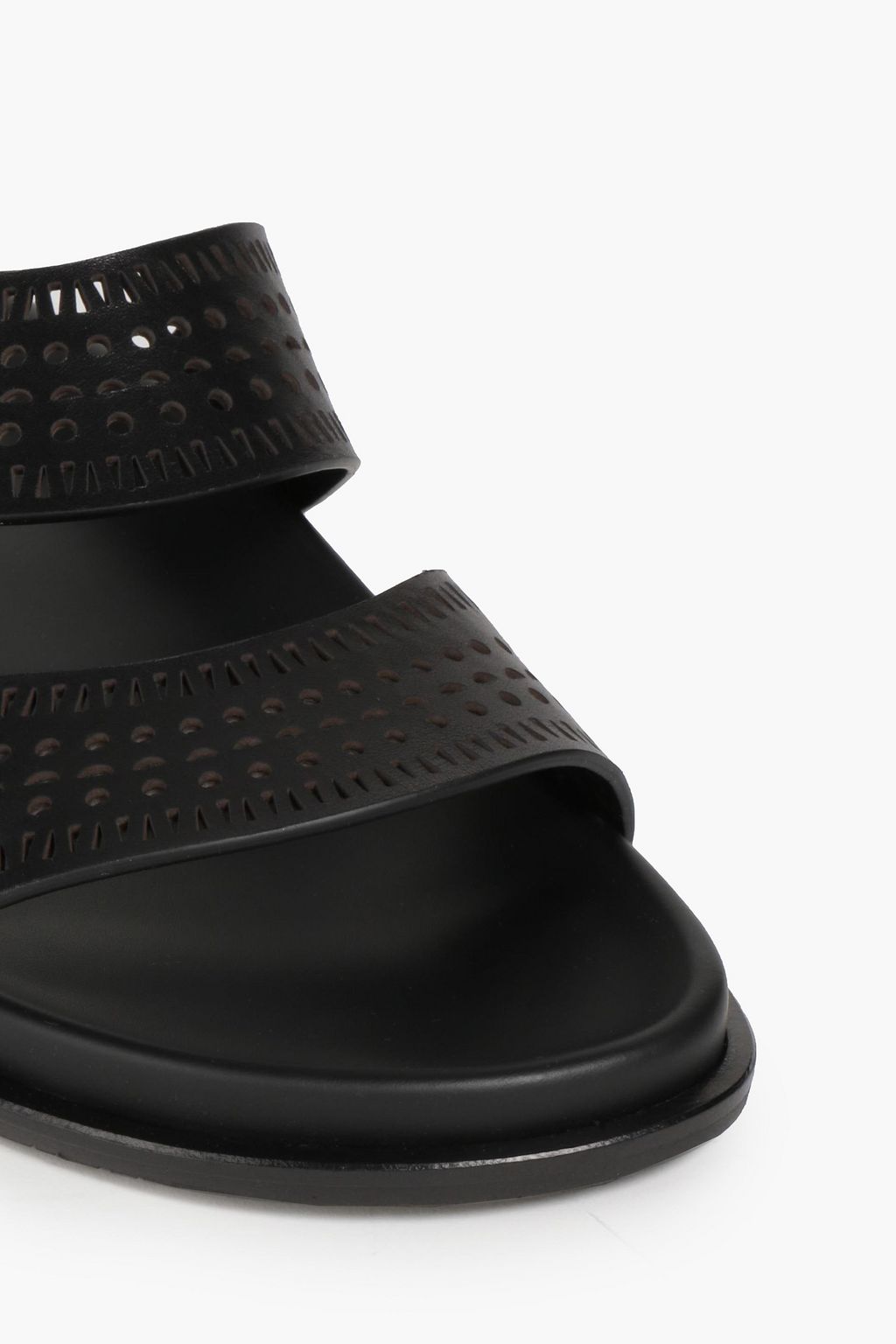 ALAÏA Laser-cut leather sandals