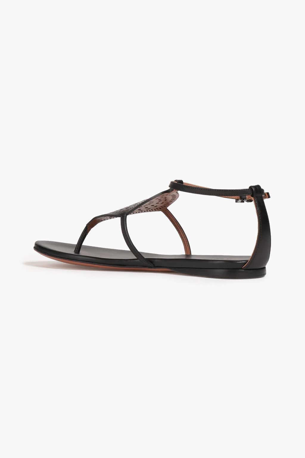 ALAÏA Laser-cut leather sandals