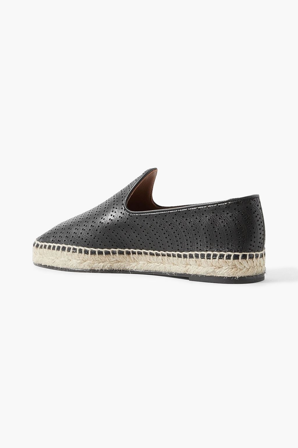 ALAÏA Laser-cut leather espadrilles | THE OUTNET