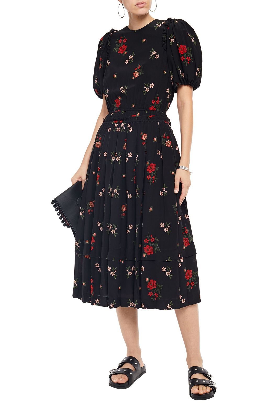 zara red leopard dress