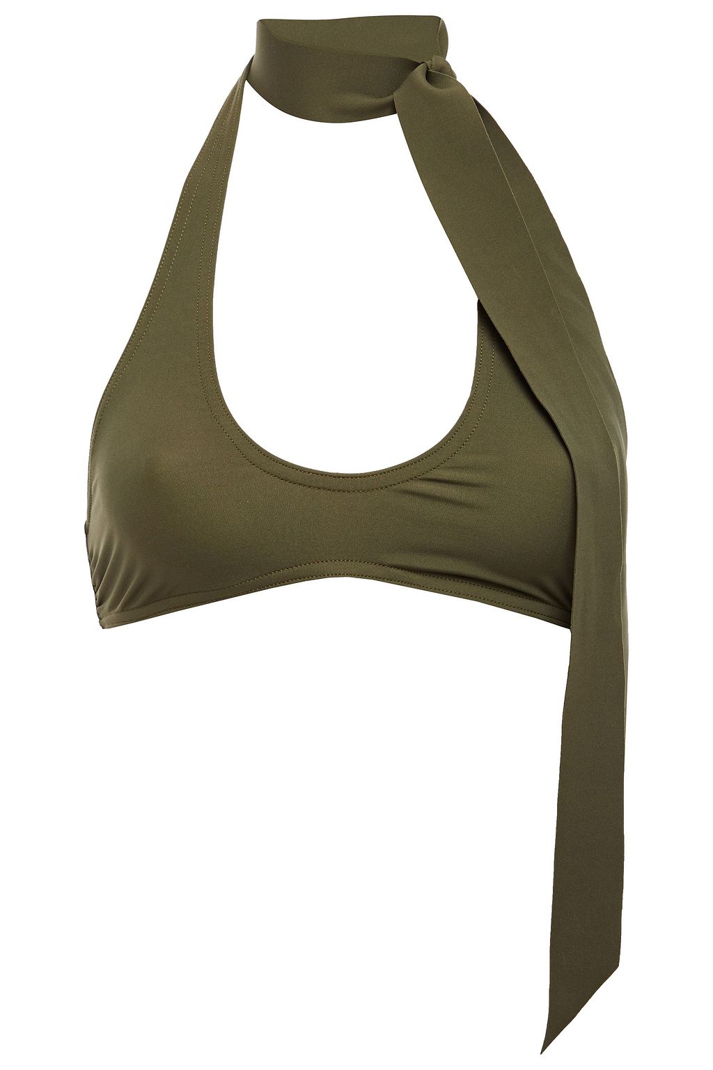 Tie neck bikini sales top