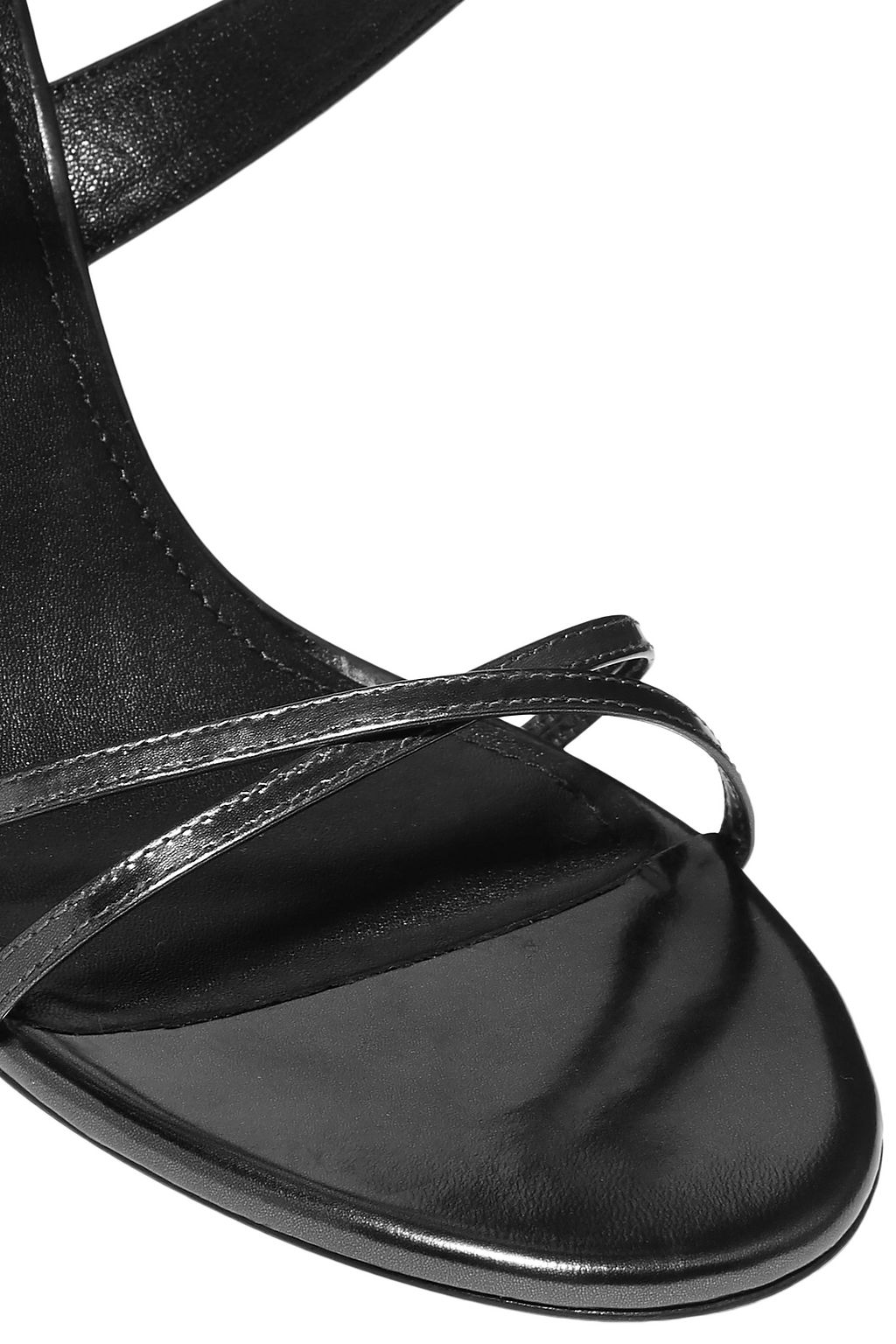 ISABEL MARANT Aldey metallic leather sandals