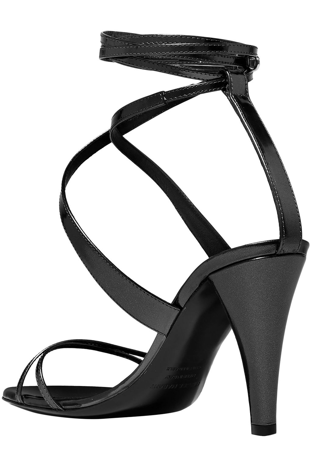 ISABEL MARANT Aldey metallic leather sandals