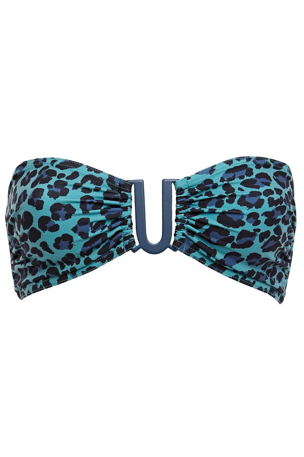 ruched bandeau bikini top