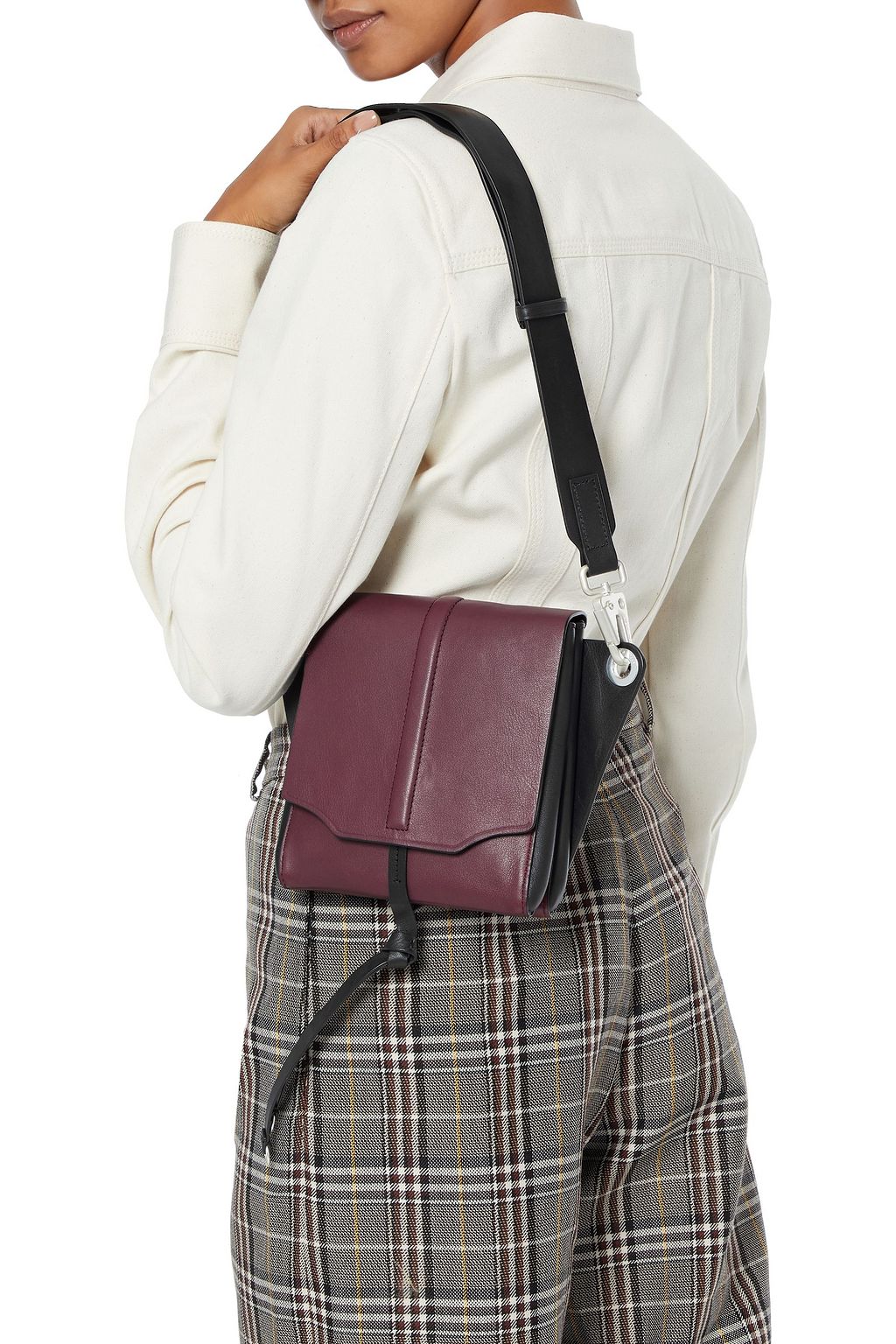 RAG & BONE Aston Convertible two-tone leather shoulder bag