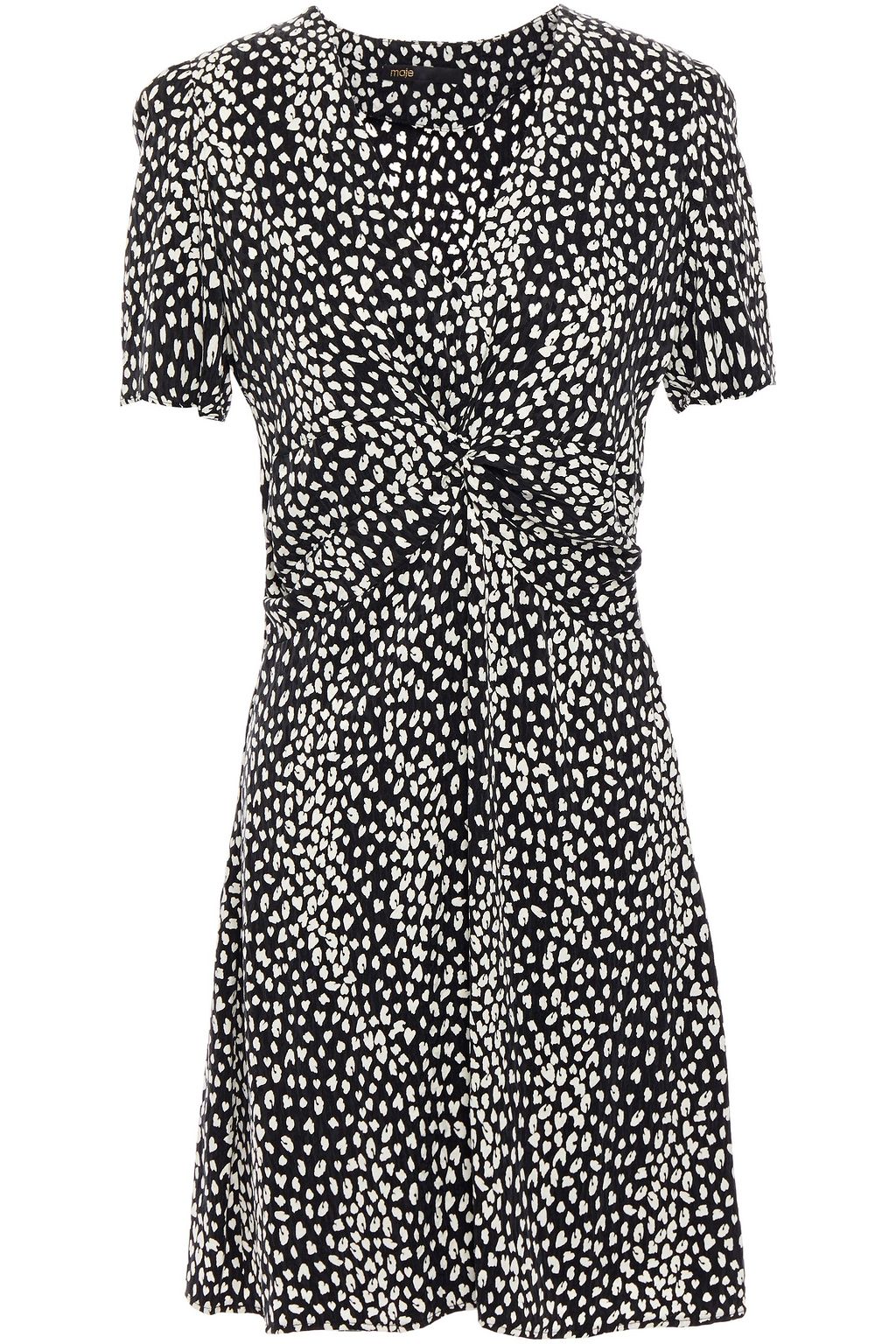 maje leopard dress