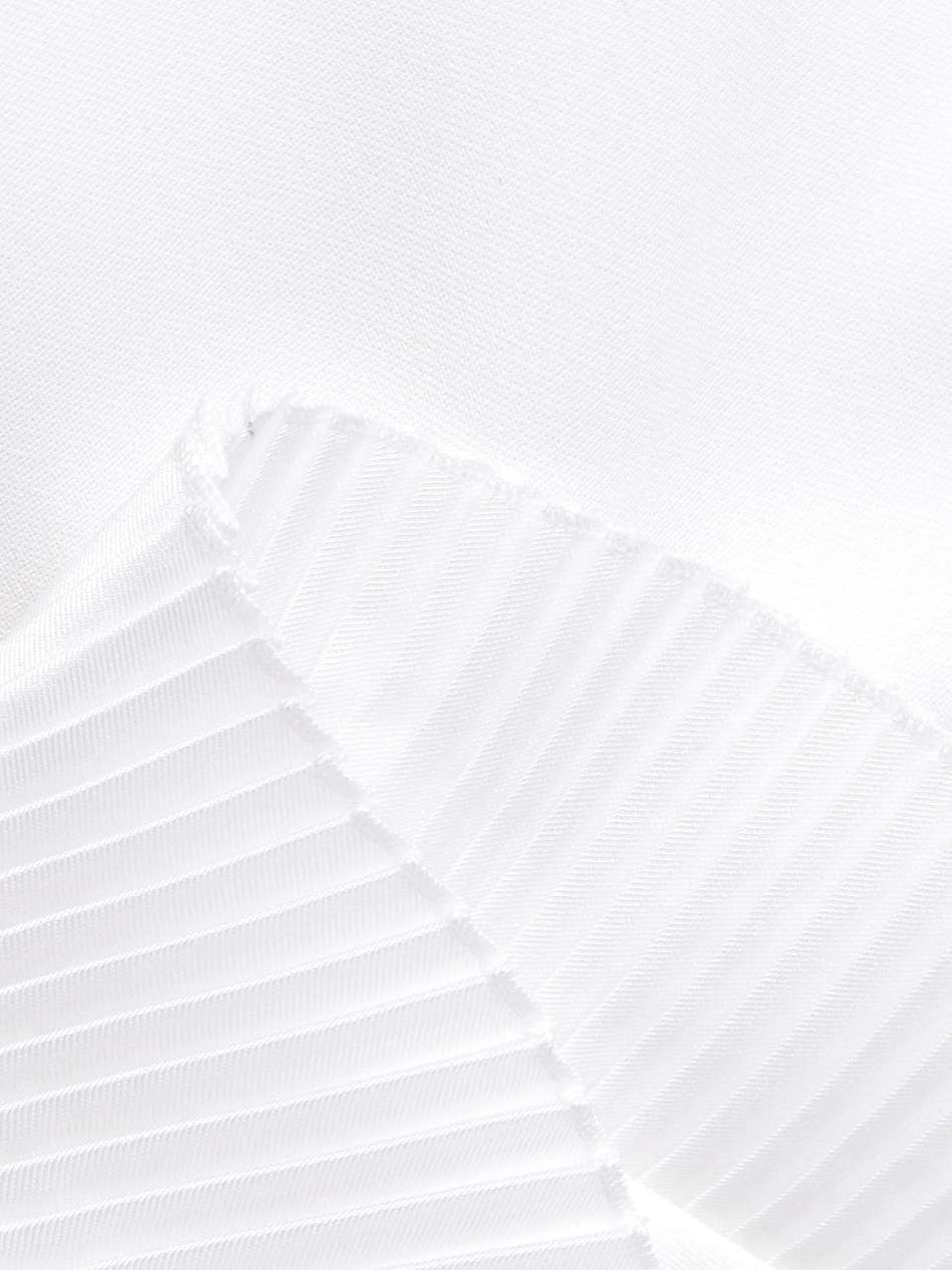pleated cady mini dress