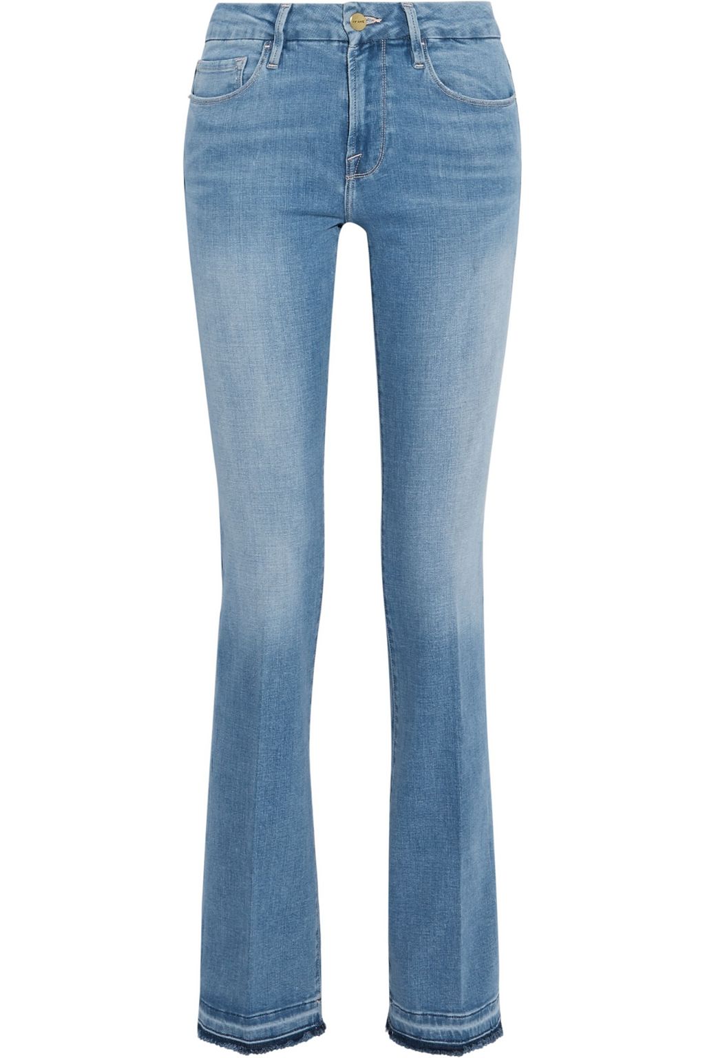 frame le mini bootcut jeans