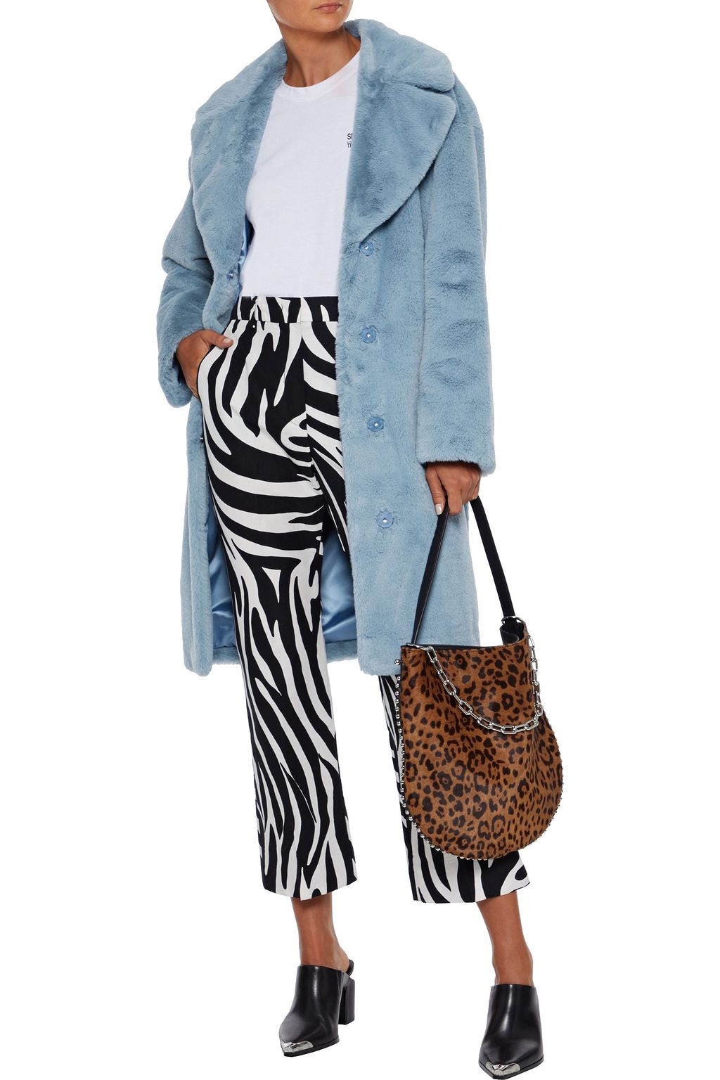 STAND STUDIO Camille faux fur coat