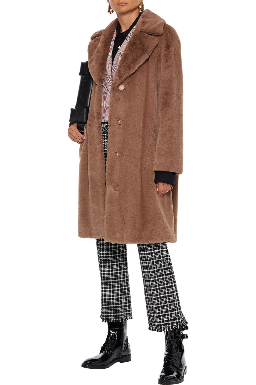 STAND STUDIO Camille faux fur coat