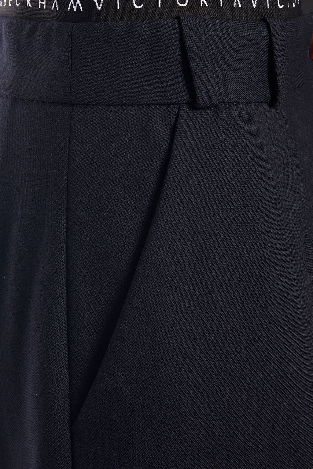 VICTORIA, VICTORIA BECKHAM Pleated twill tapered pants
