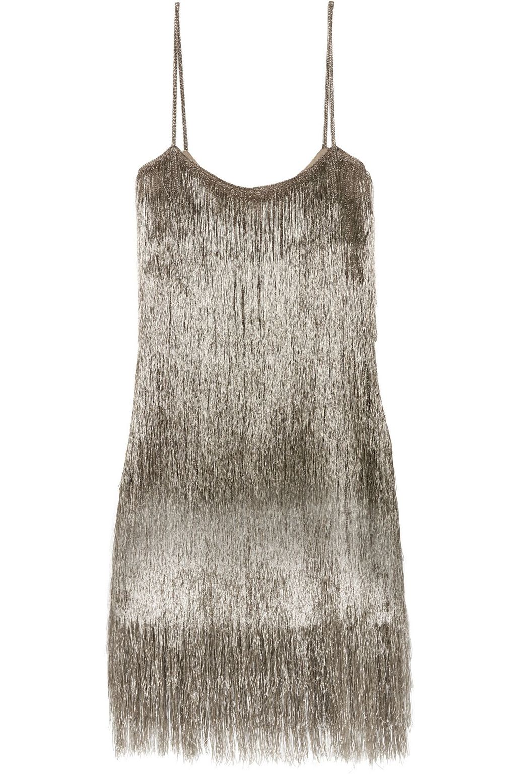 rachel zoe della fringe dress