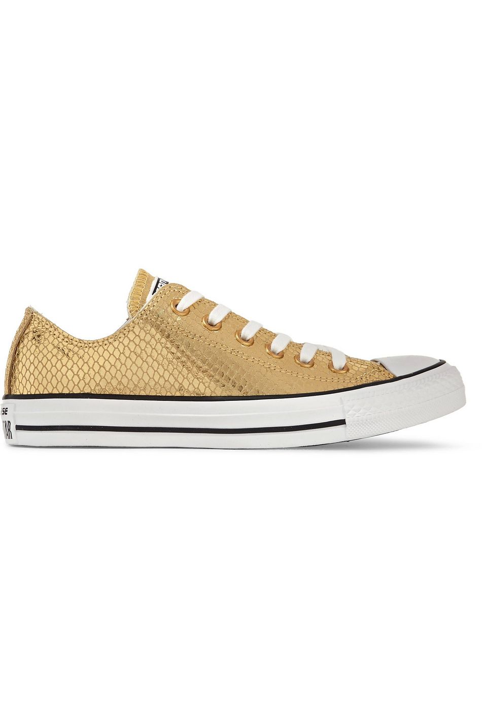 metallic gold chuck taylors