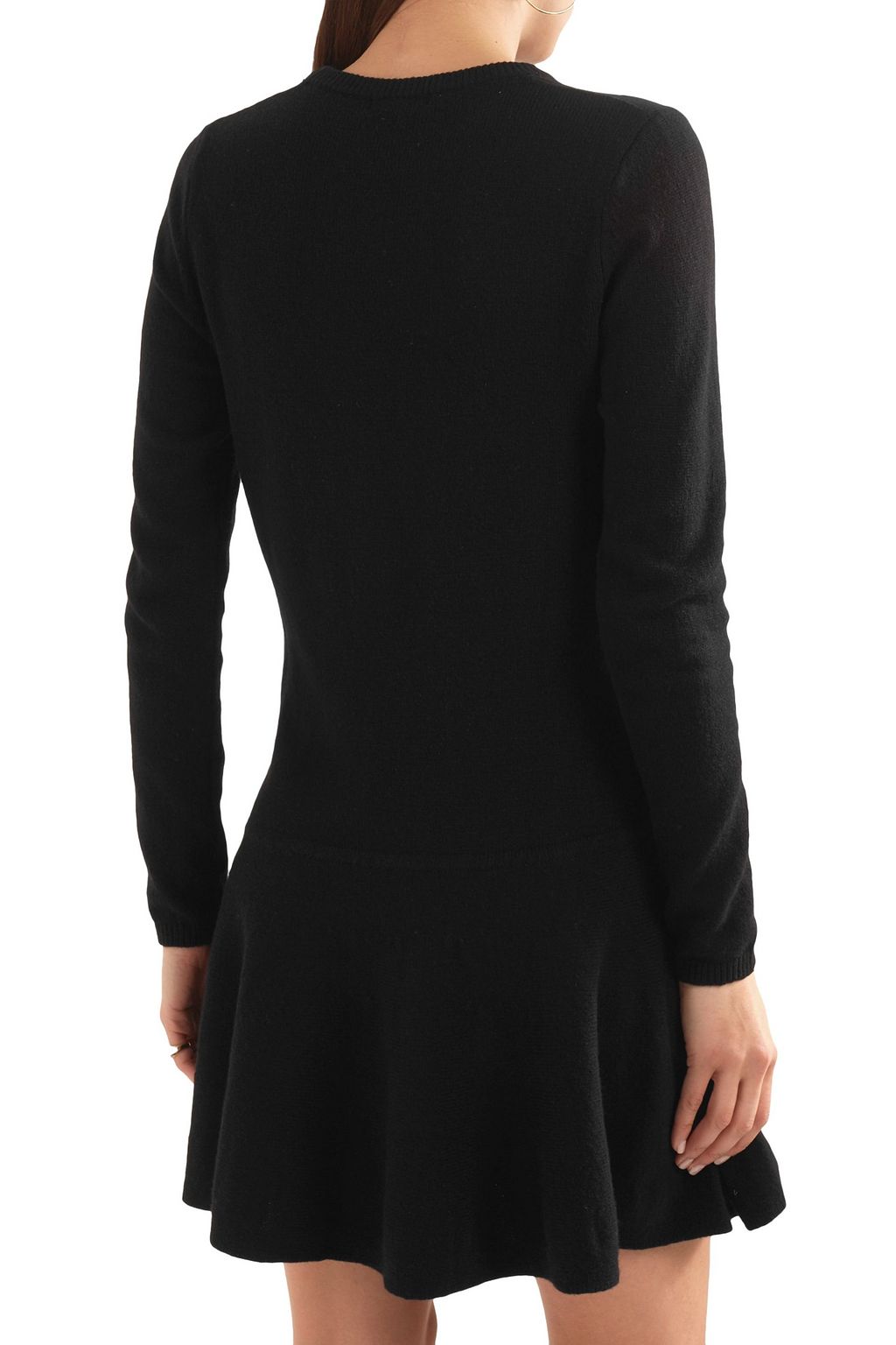 GANNI Merino wool-blend mini dress