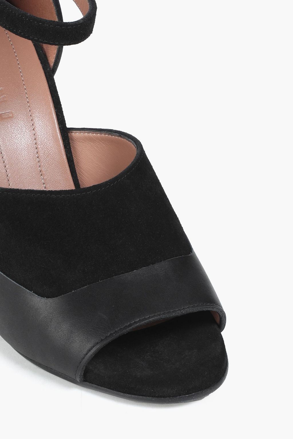 MARNI Embellished suede and leather sandals