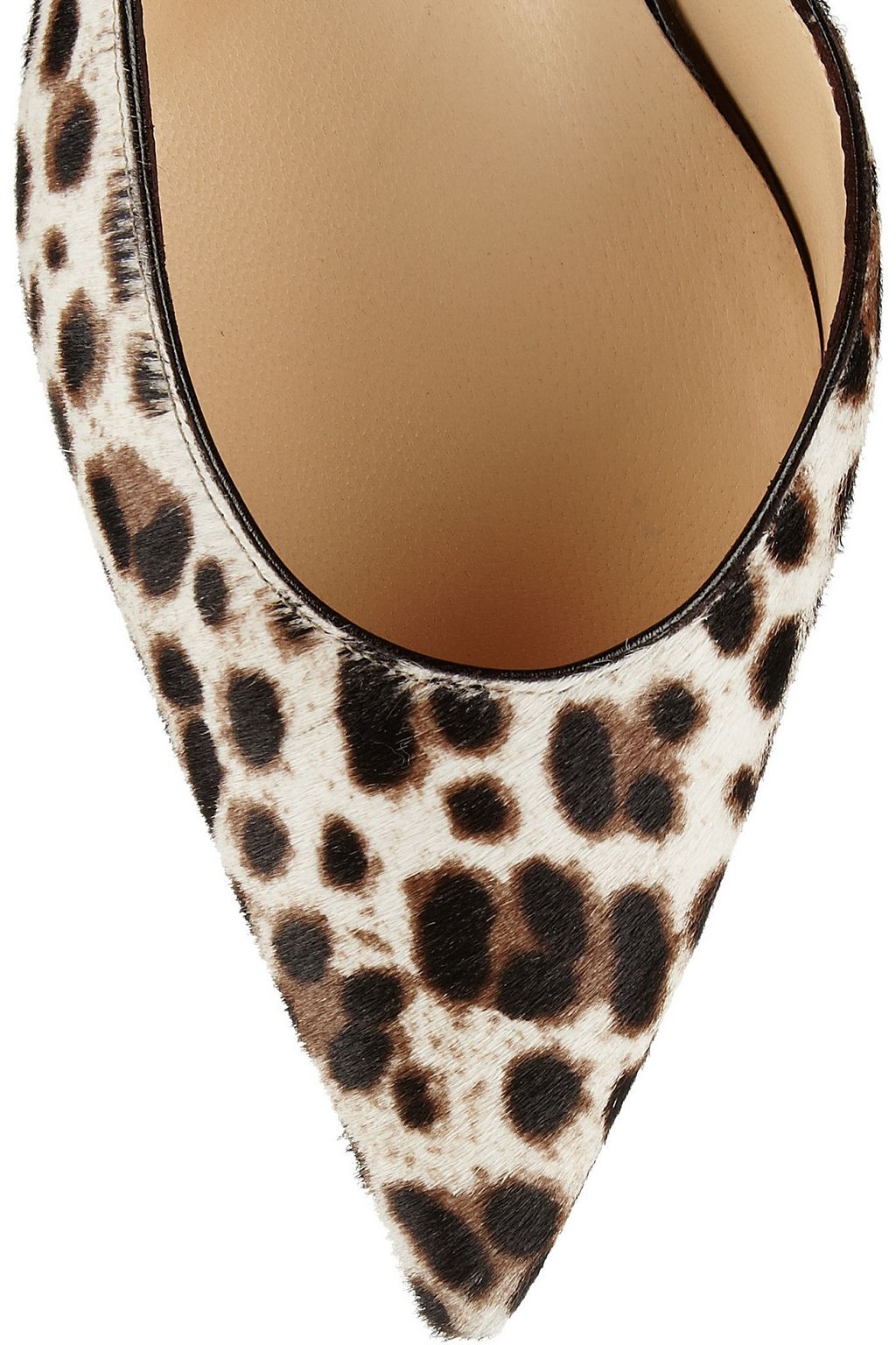 CHRISTIAN LOUBOUTIN Iriza 45 leopard-print calf hair pumps