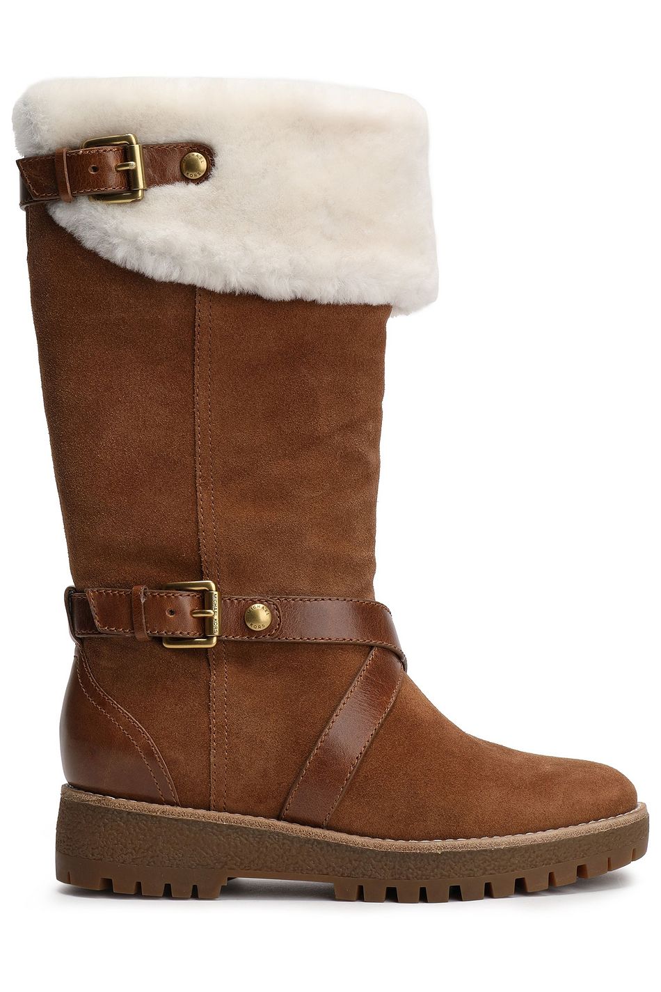 michael kors shearling boots