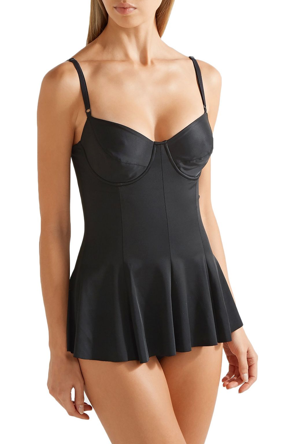 NORMA KAMALI Underwired peplum swimsuit