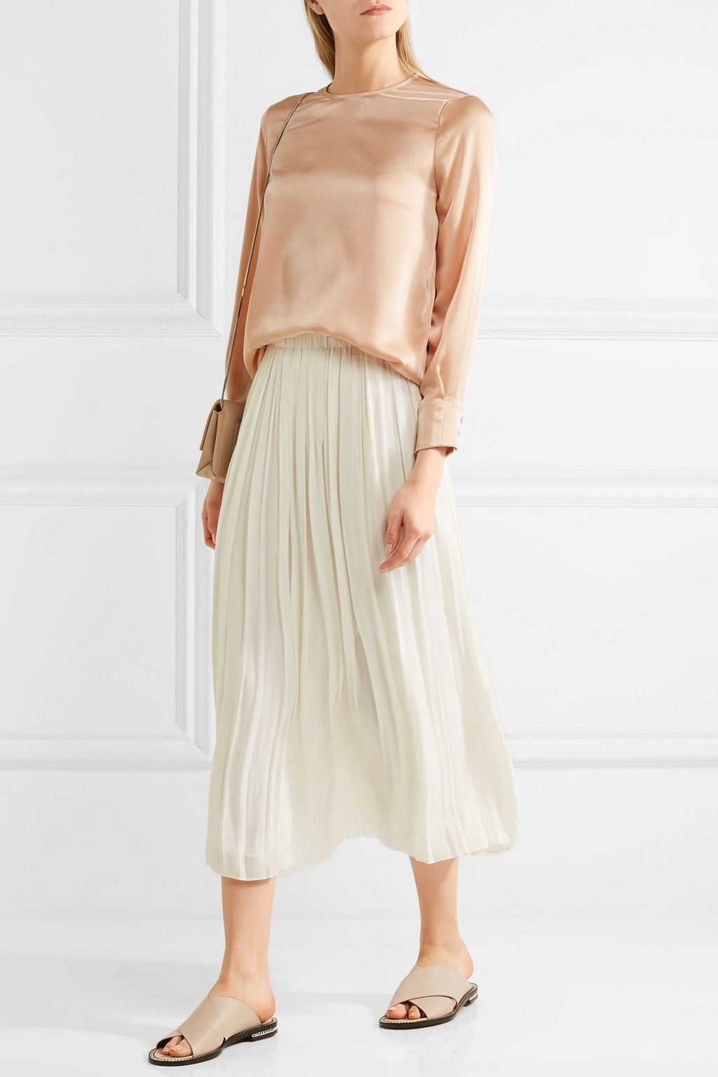 ELIZABETH AND JAMES Maya satin blouse