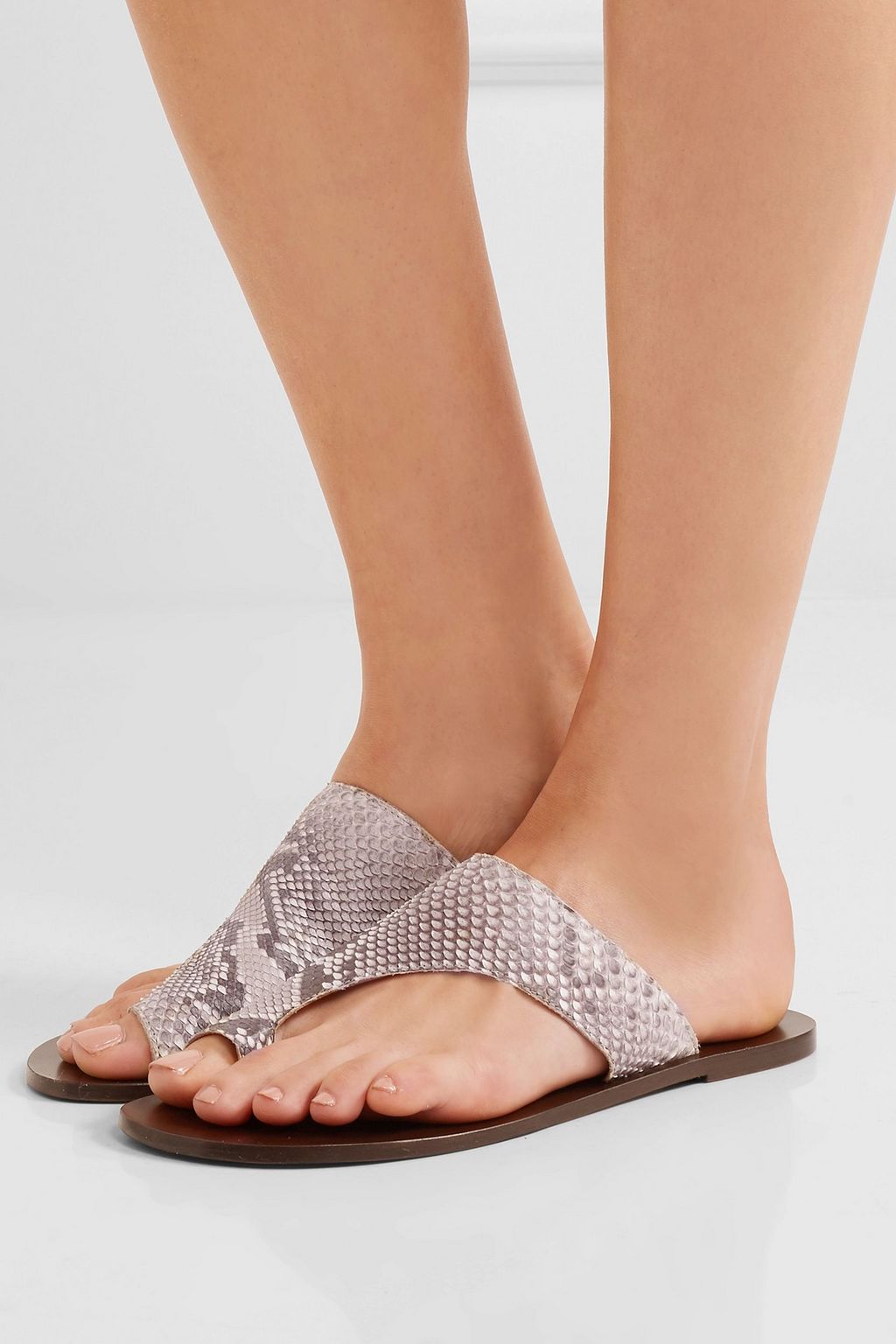 ATP ATELIER Rosa python sandals