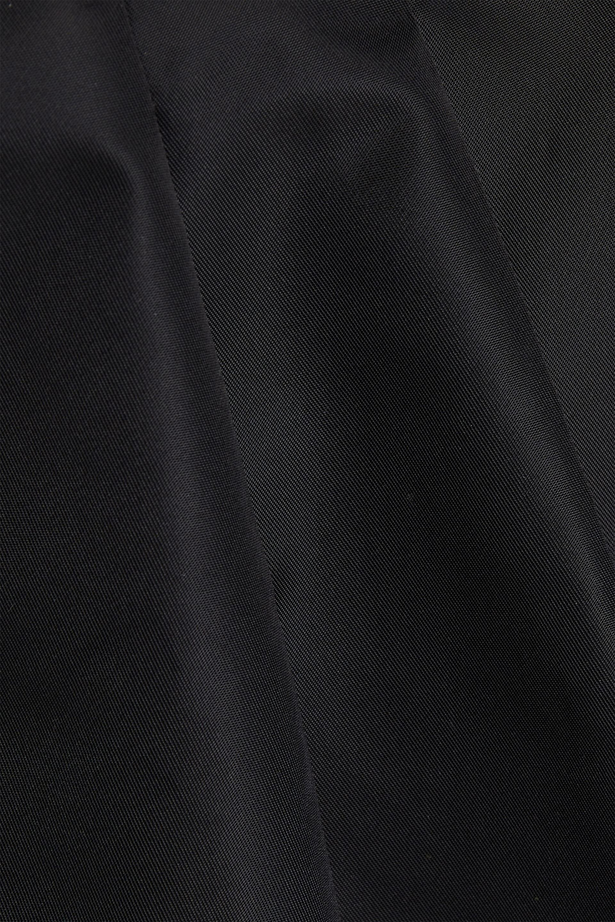 GANNI Pleated taffeta shorts thumbnail