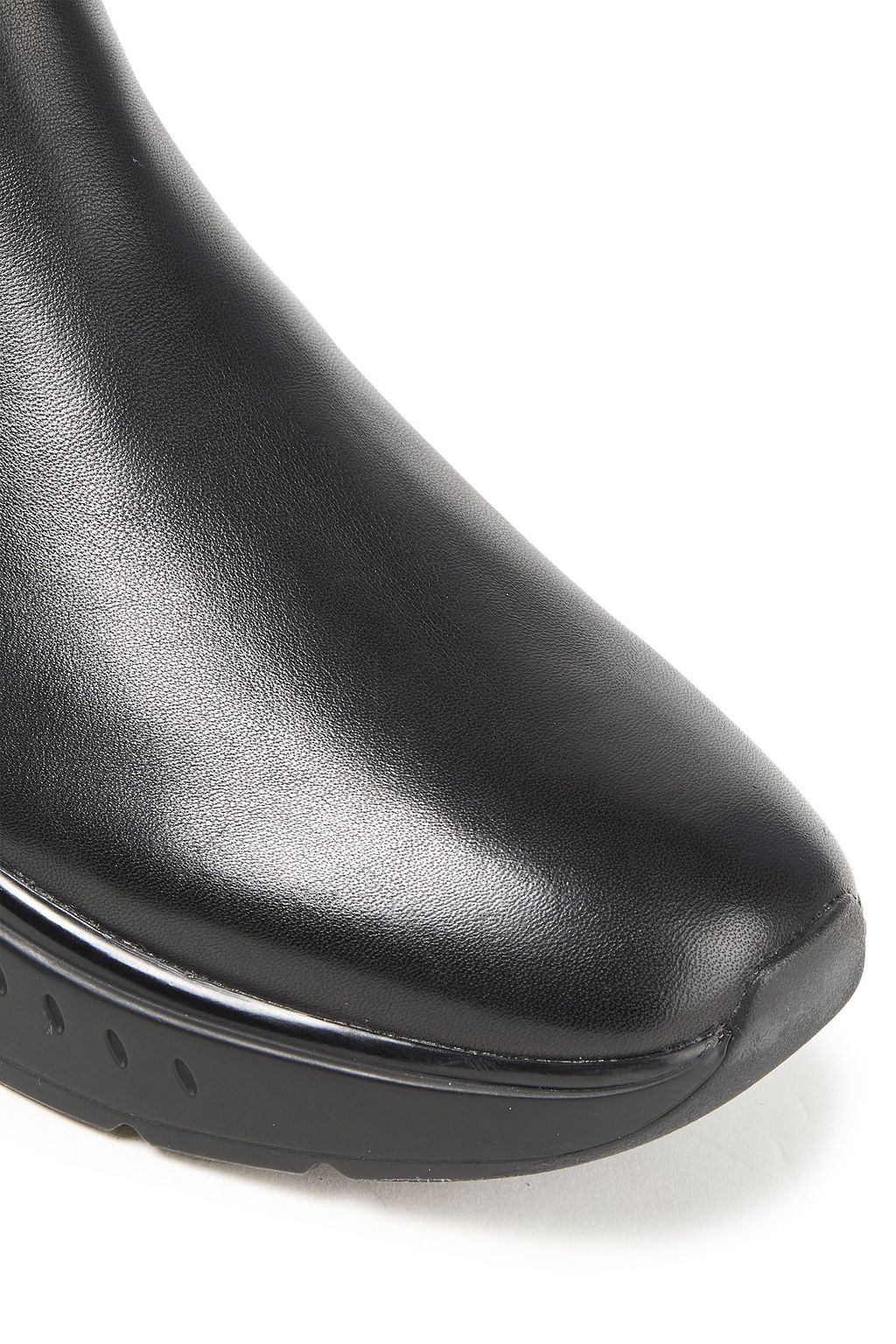 STUART WEITZMAN Leather and neoprene ankle boots