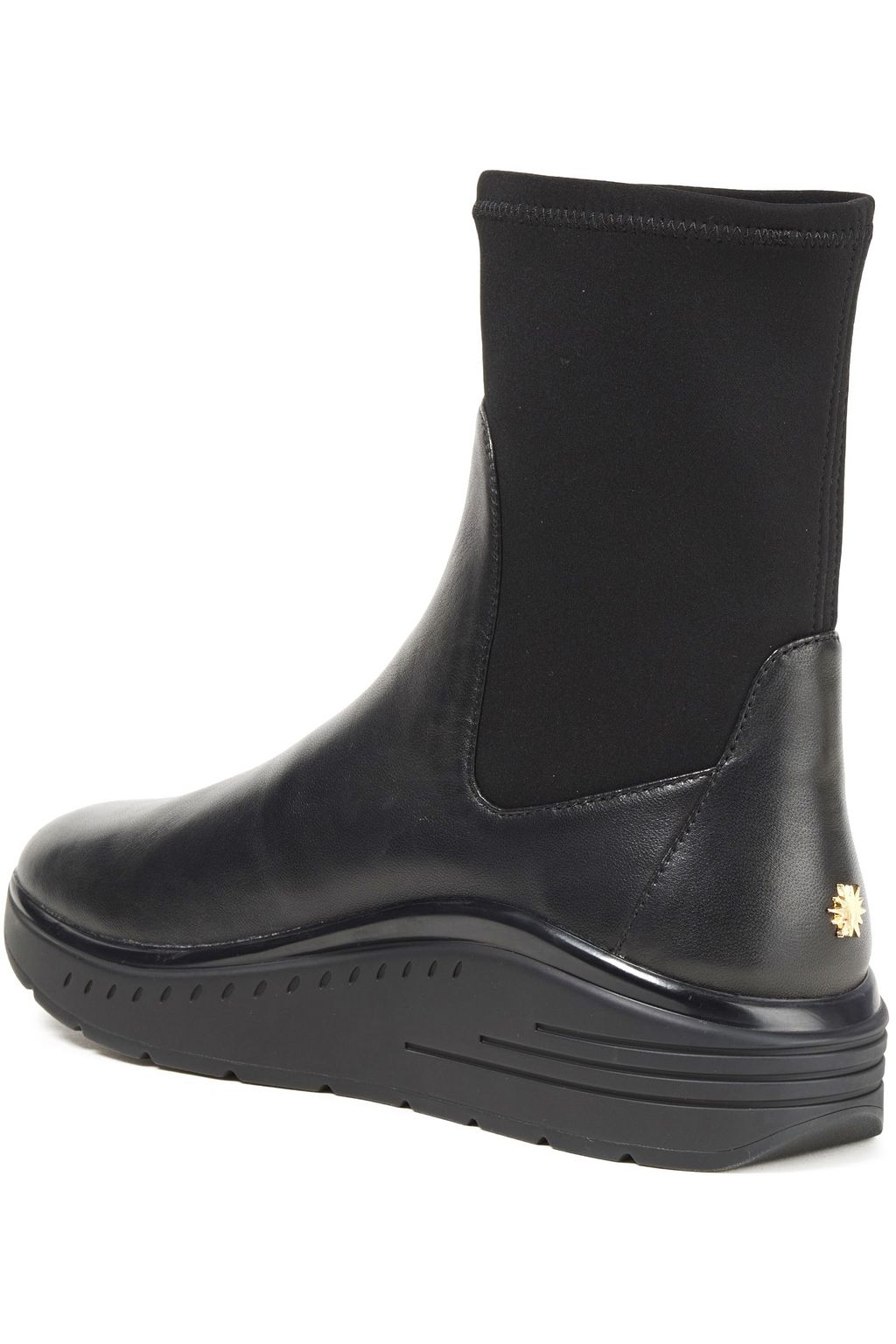STUART WEITZMAN Leather and neoprene ankle boots