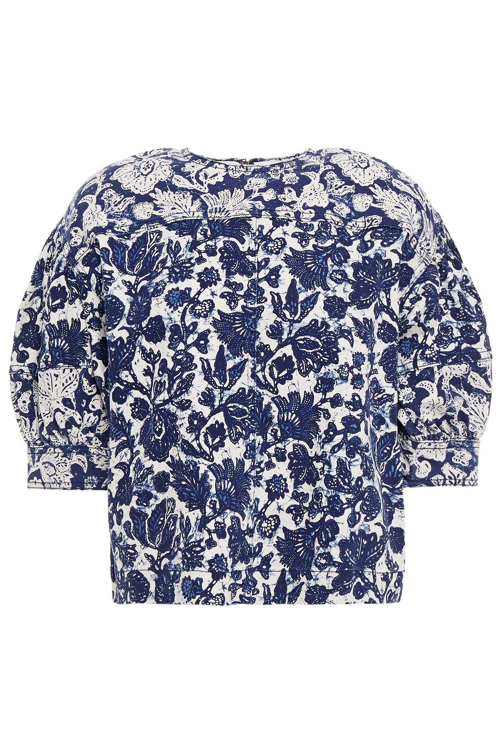 ulla johnson denim top