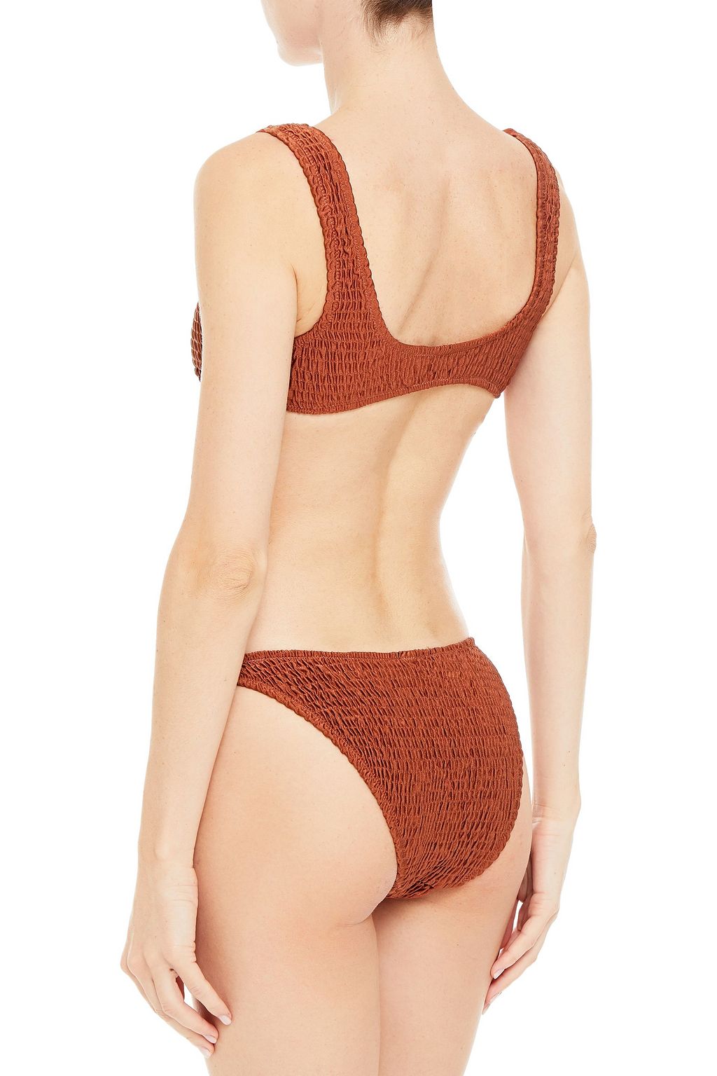 SOLID & STRIPED The Penny smocked bikini top