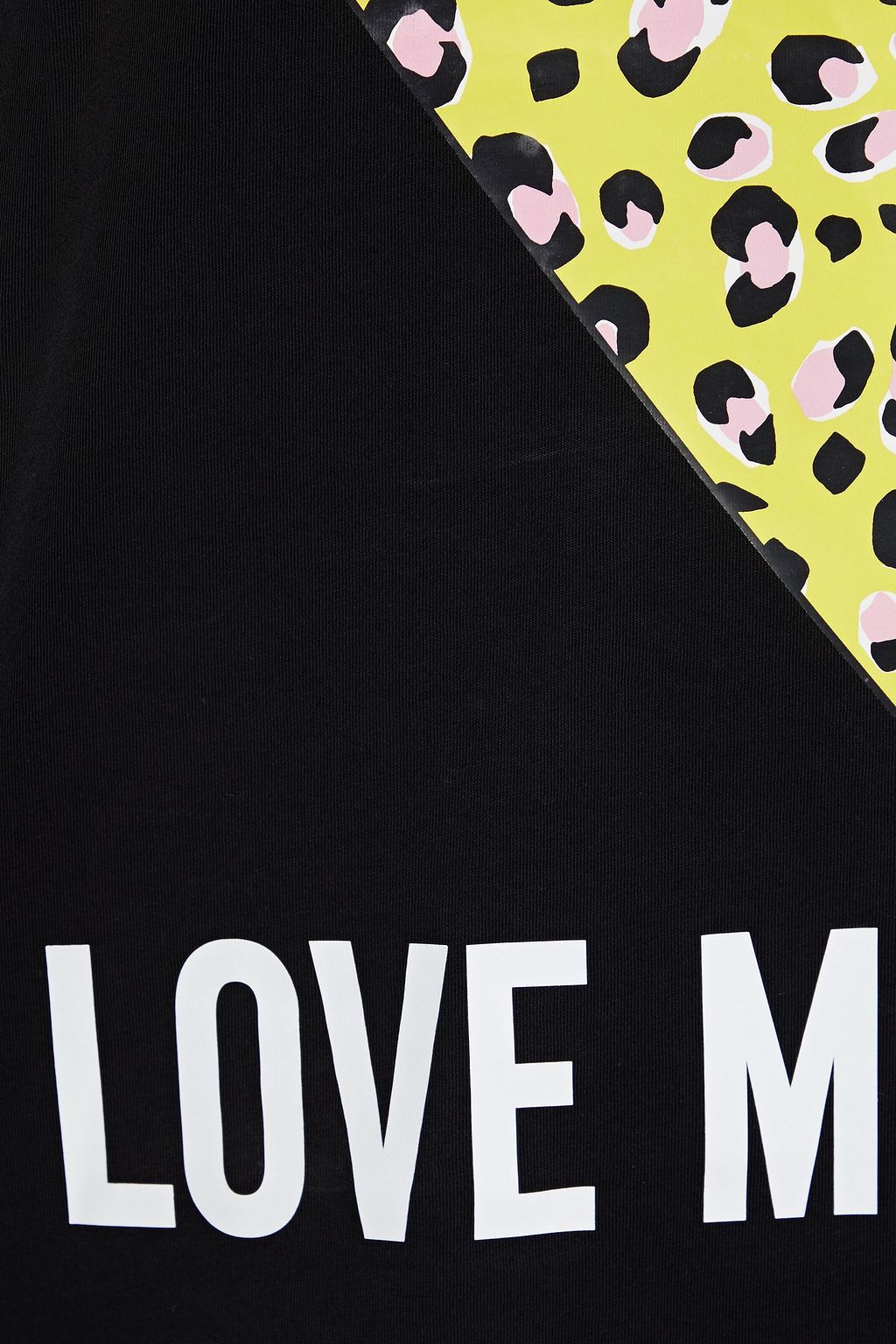 LOVE MOSCHINO Printed cotton-jersey T-shirt