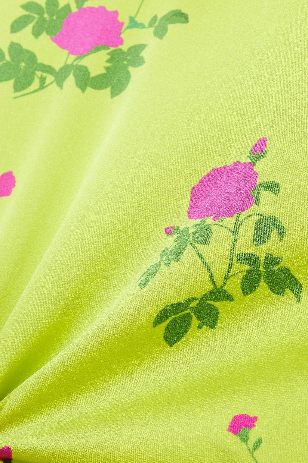 BERNADETTE Floral-print silk-satin camisole