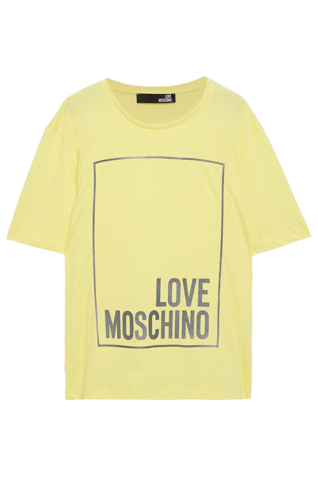 yellow moschino t shirt