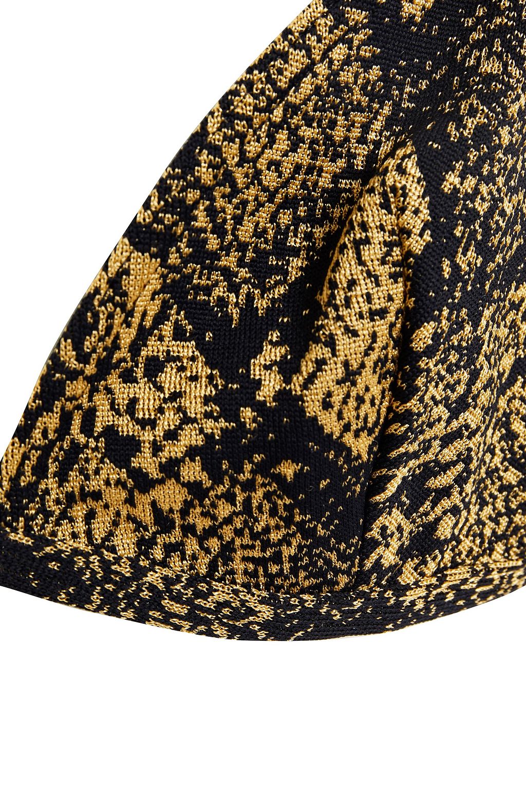 SOLID & STRIPED The Lulu snake-print jacquard triangle bikini top