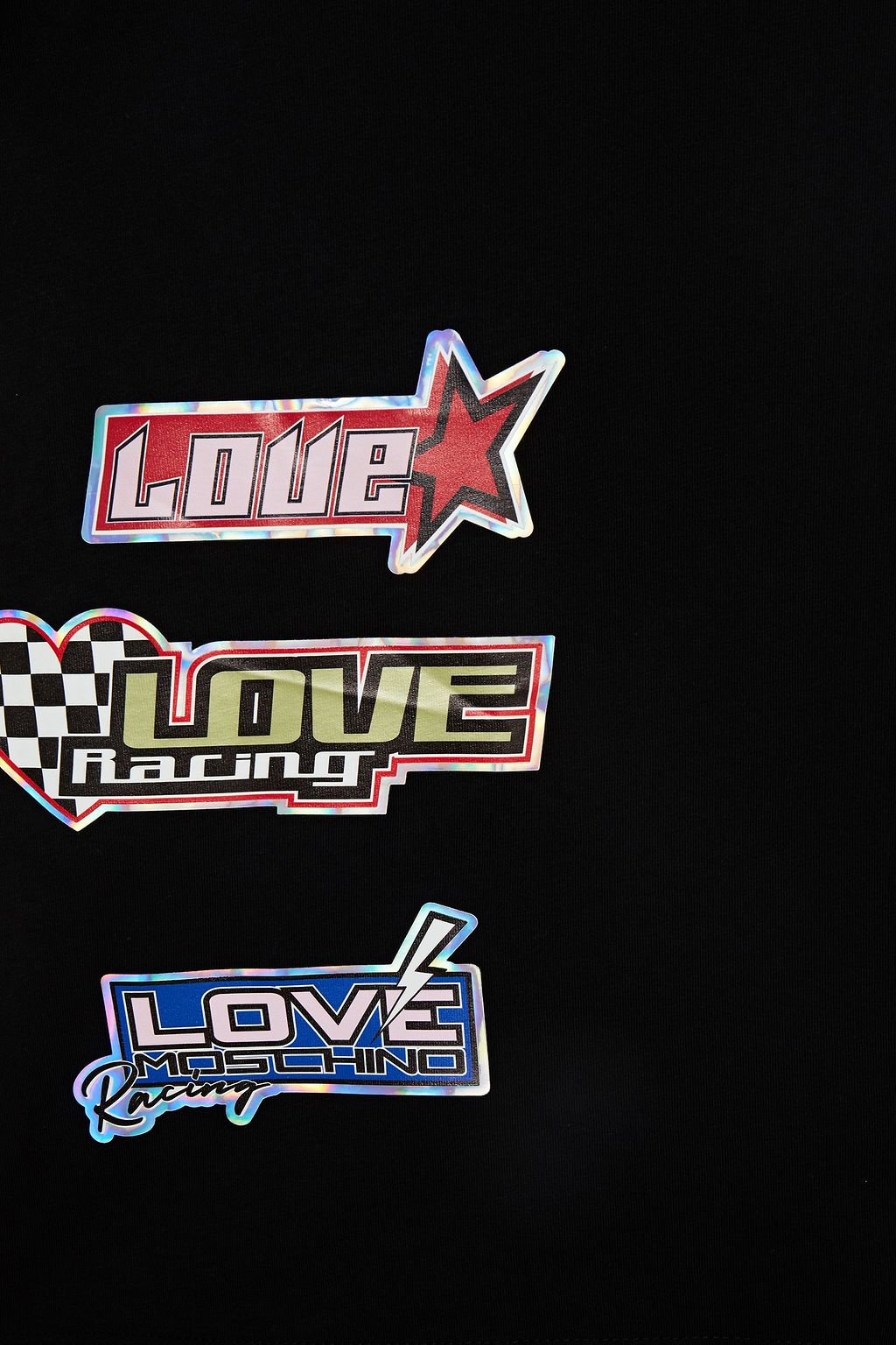LOVE MOSCHINO Printed cotton-jersey T-shirt