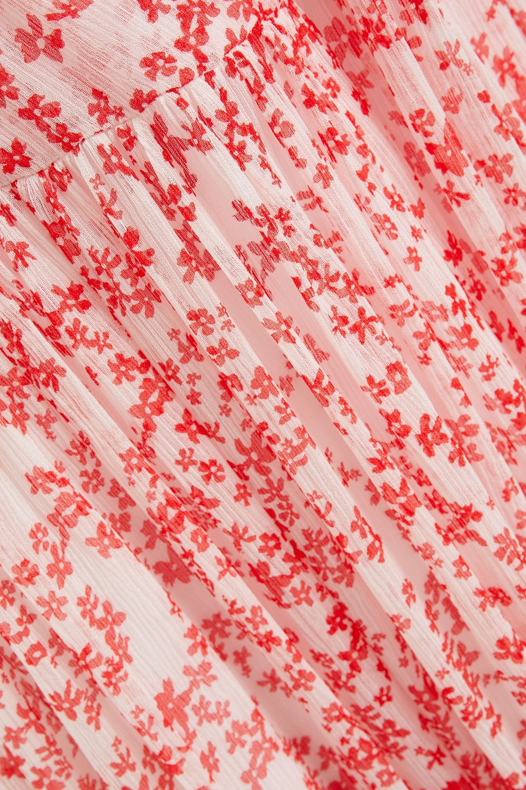 BAUM UND PFERDGARTEN Axelle wrap-effect printed georgette midi dress