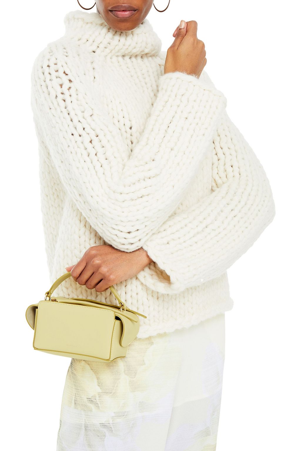 WANDLER Yara Box leather tote