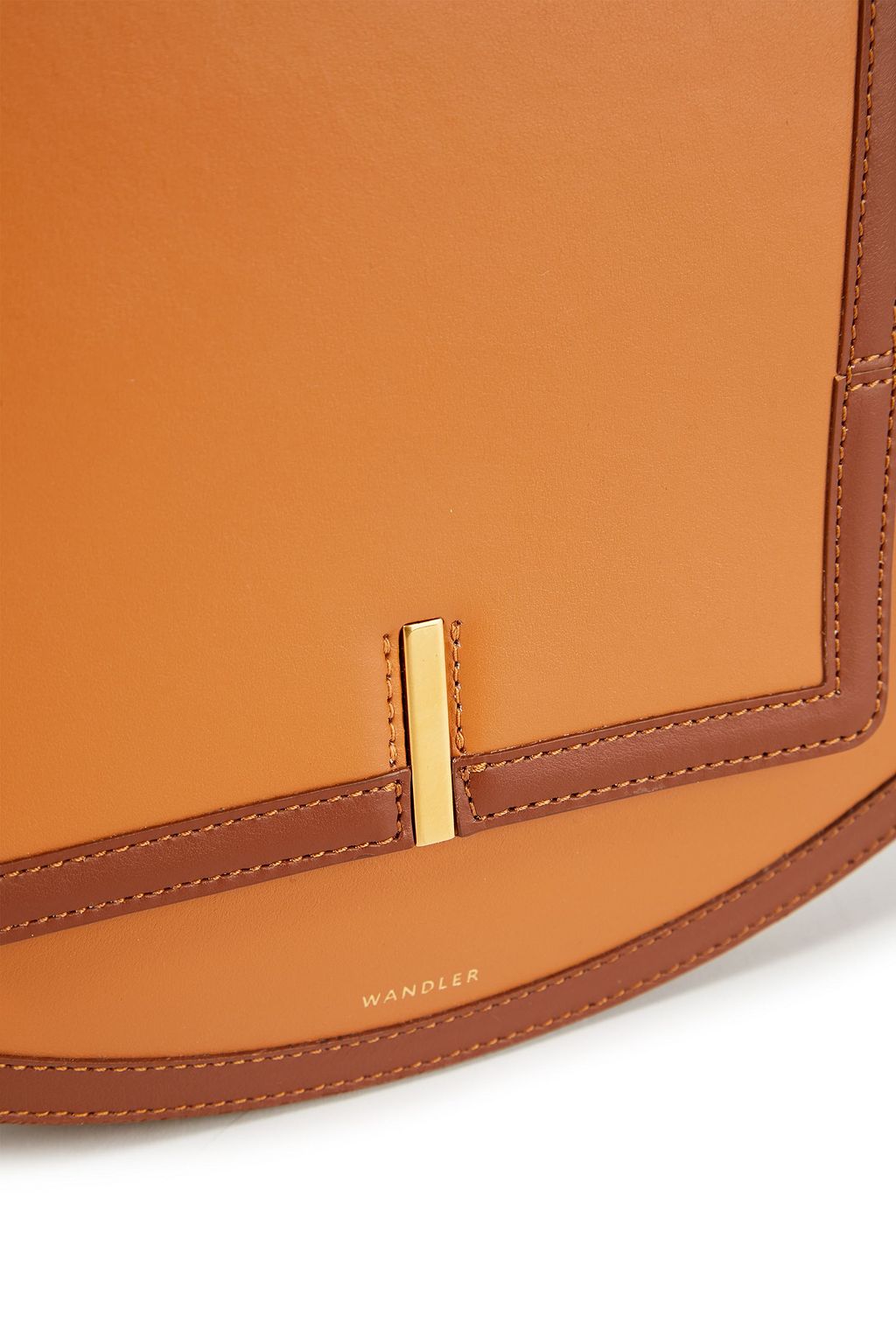 WANDLER Alba two-tone leather shoulder bag