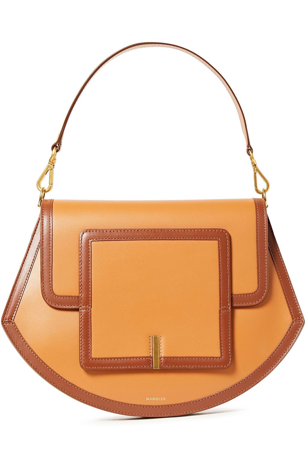 WANDLER Alba two-tone leather shoulder bag