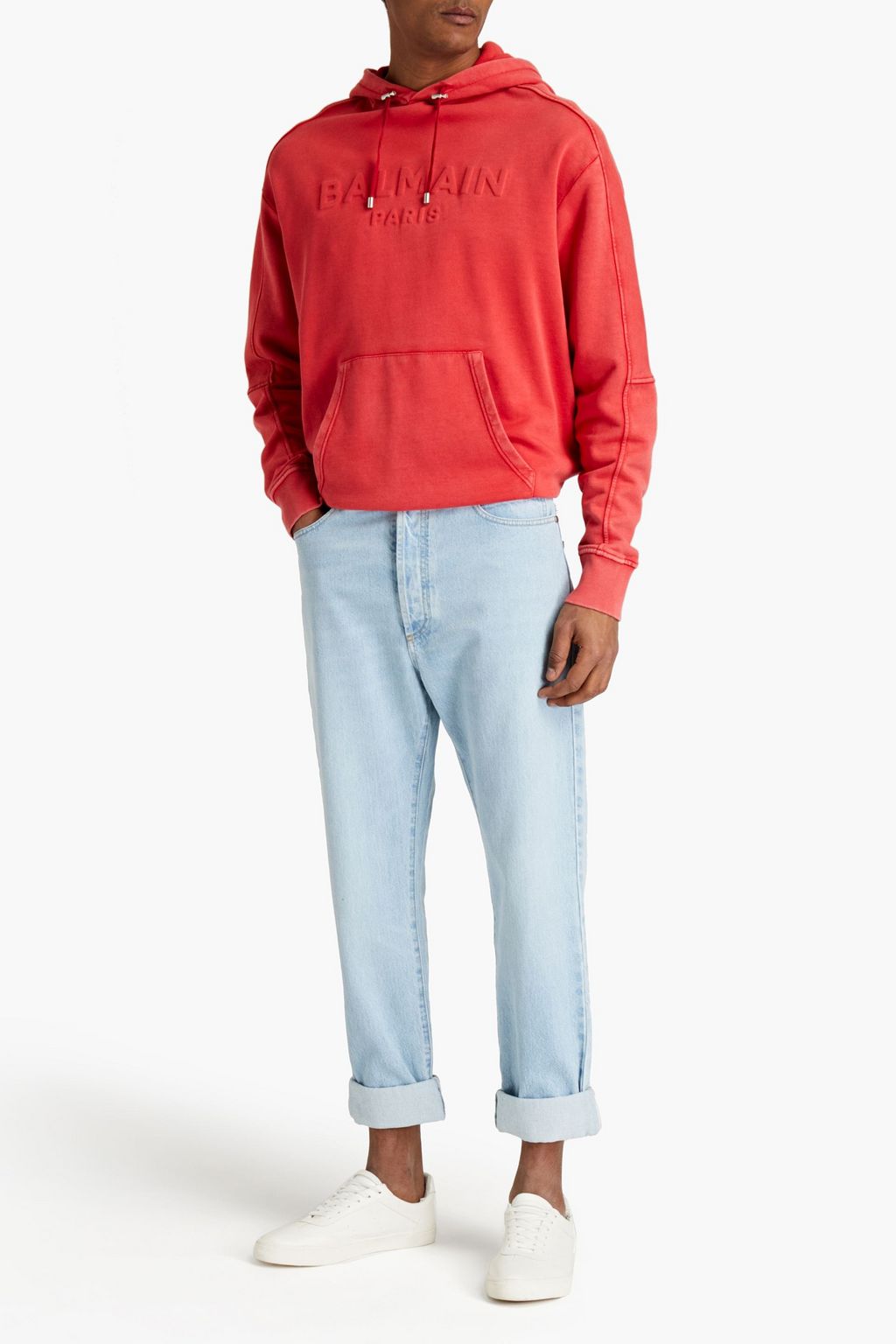 BALMAIN Tapered denim jeans