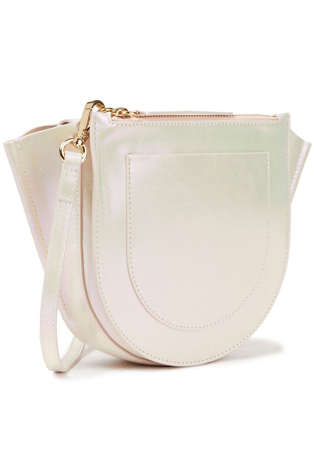 WANDLER Hortensia textured-leather shoulder bag