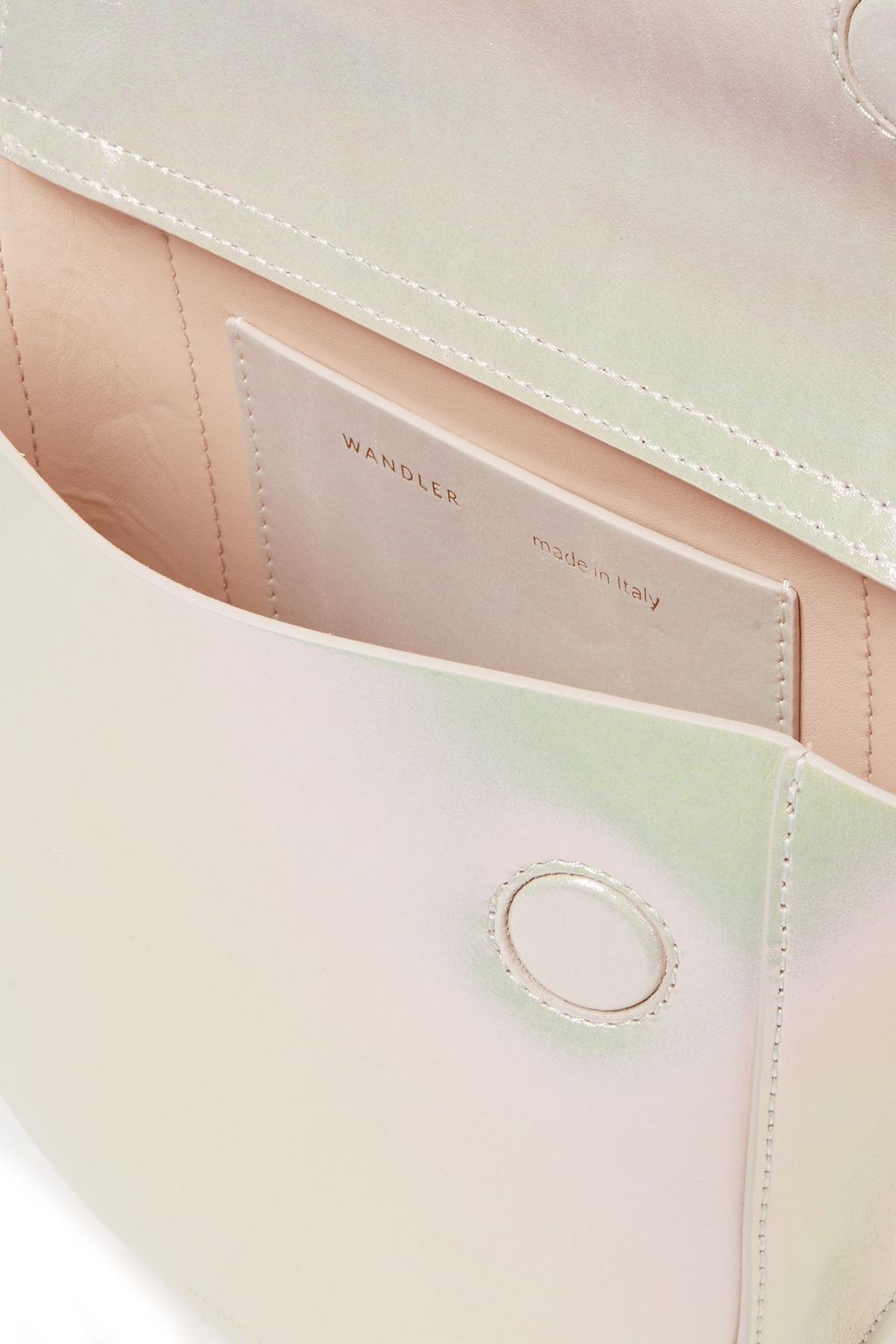 WANDLER Hortensia textured-leather shoulder bag
