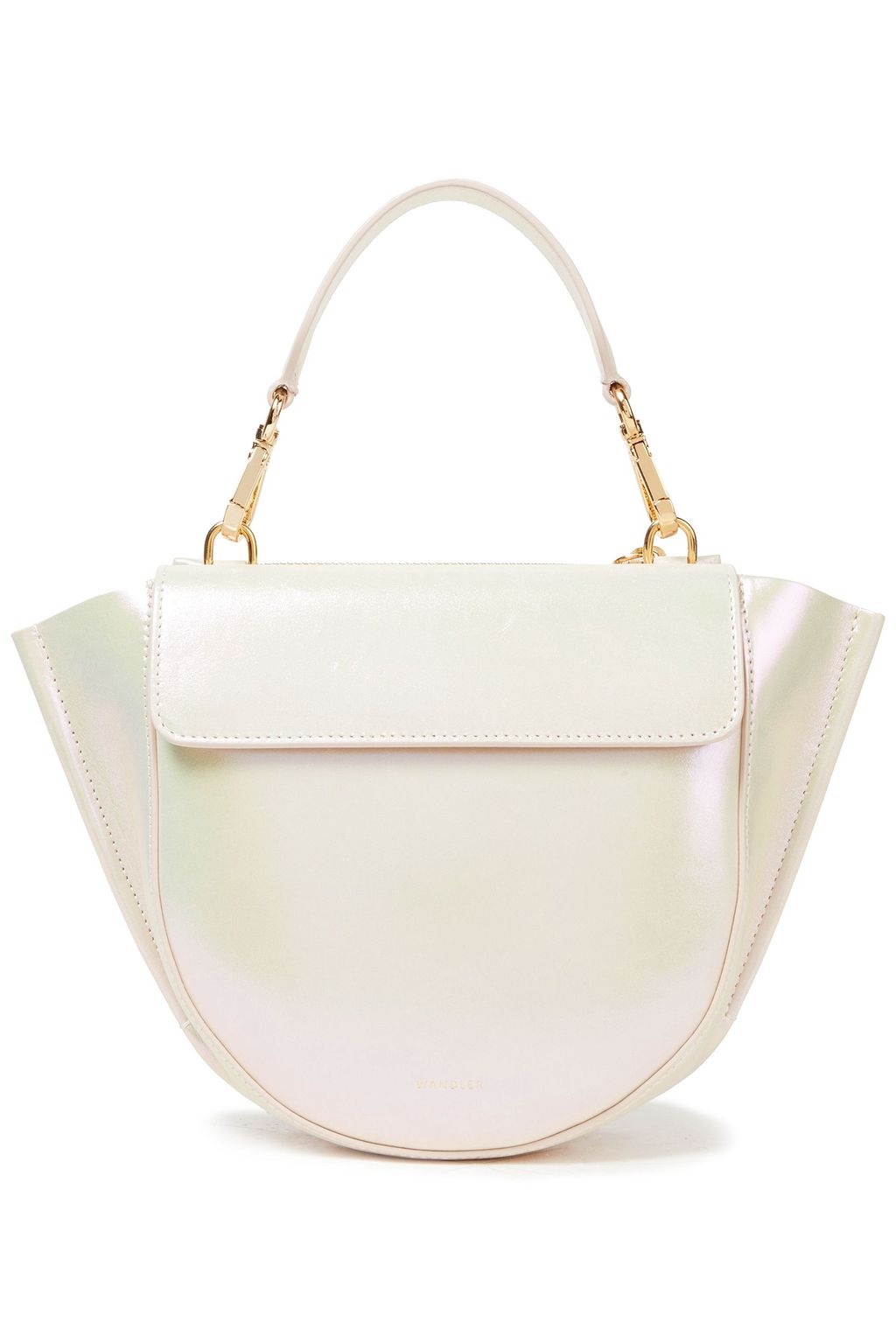 WANDLER Hortensia textured-leather shoulder bag