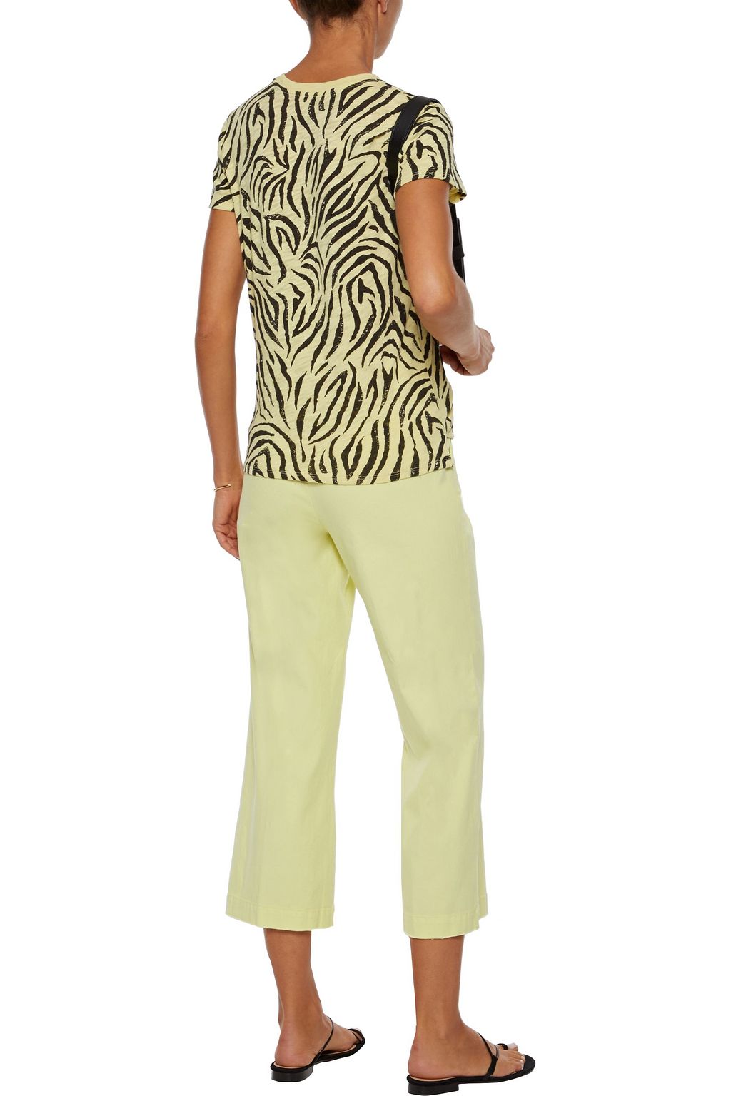 ATM ANTHONY THOMAS MELILLO Cropped cotton-blend twill straight-leg pants