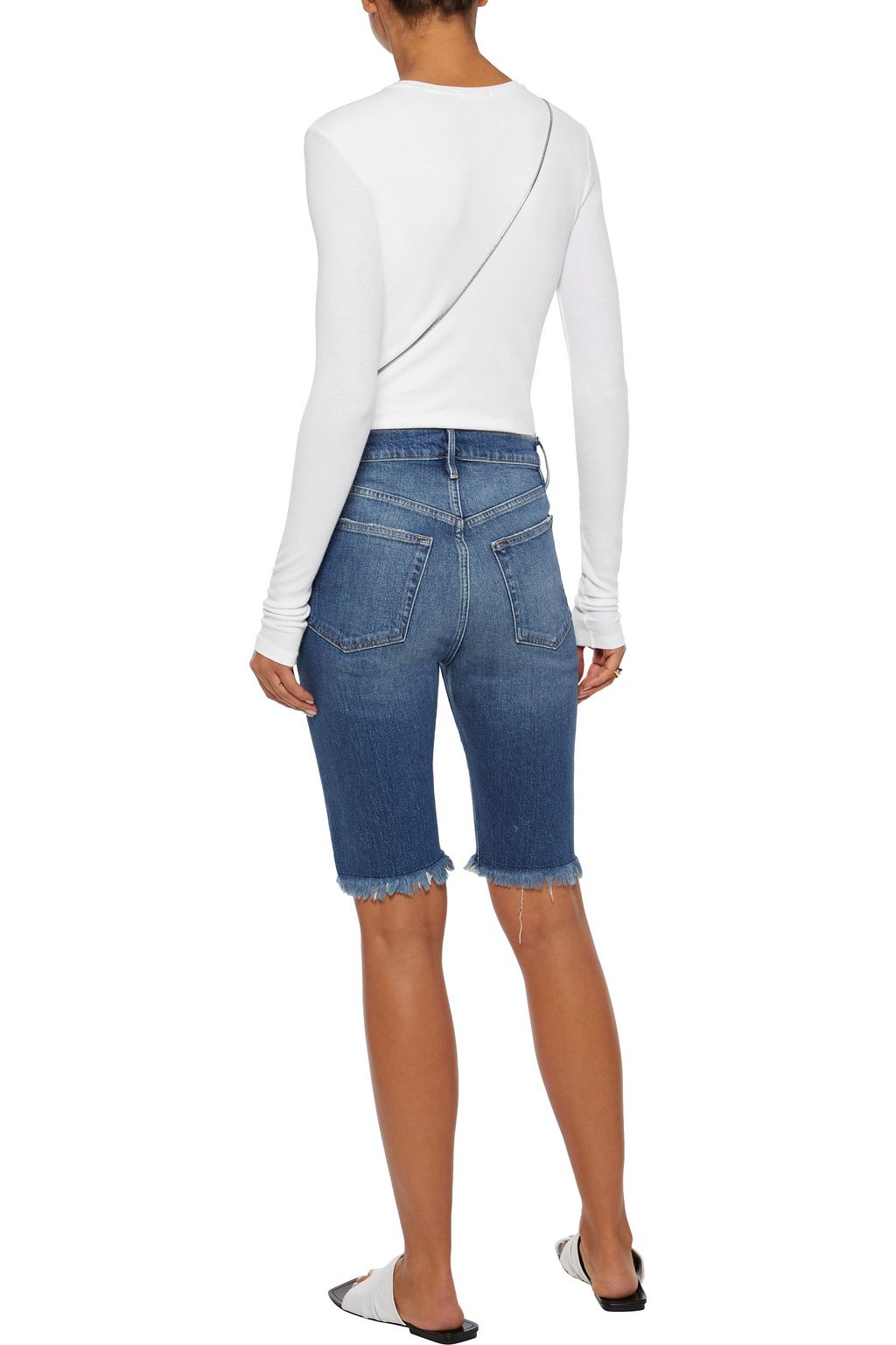 ATM ANTHONY THOMAS MELILLO Ribbed stretch-Micro Modal bodysuit