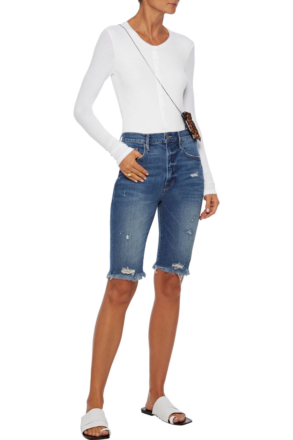 ATM ANTHONY THOMAS MELILLO Ribbed stretch-Micro Modal bodysuit